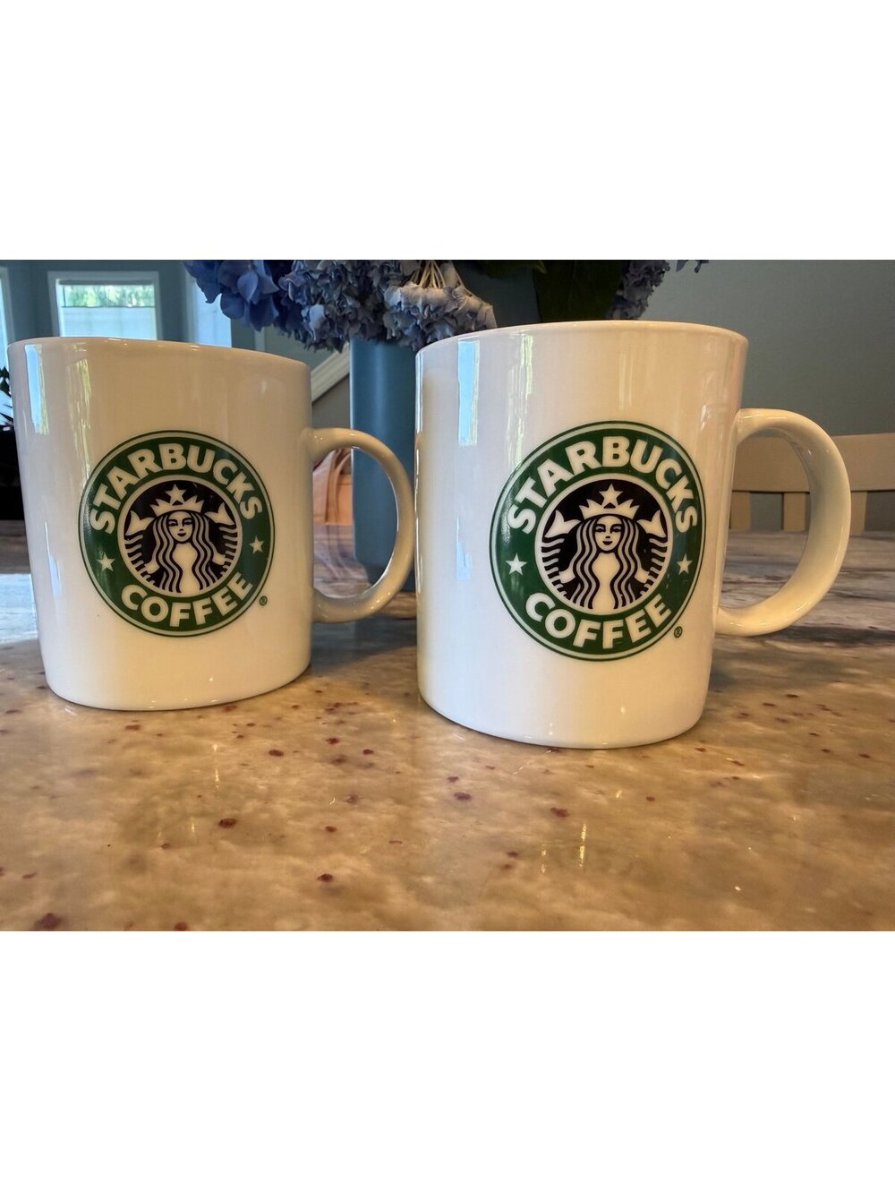 Starbucks 2000 Barista Coffee Mug set Cup White Classic Logo Vintage Ceramic